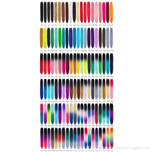 100g-165g synthetic ombre jumbo hair braid synthetic jumbo hair braid
